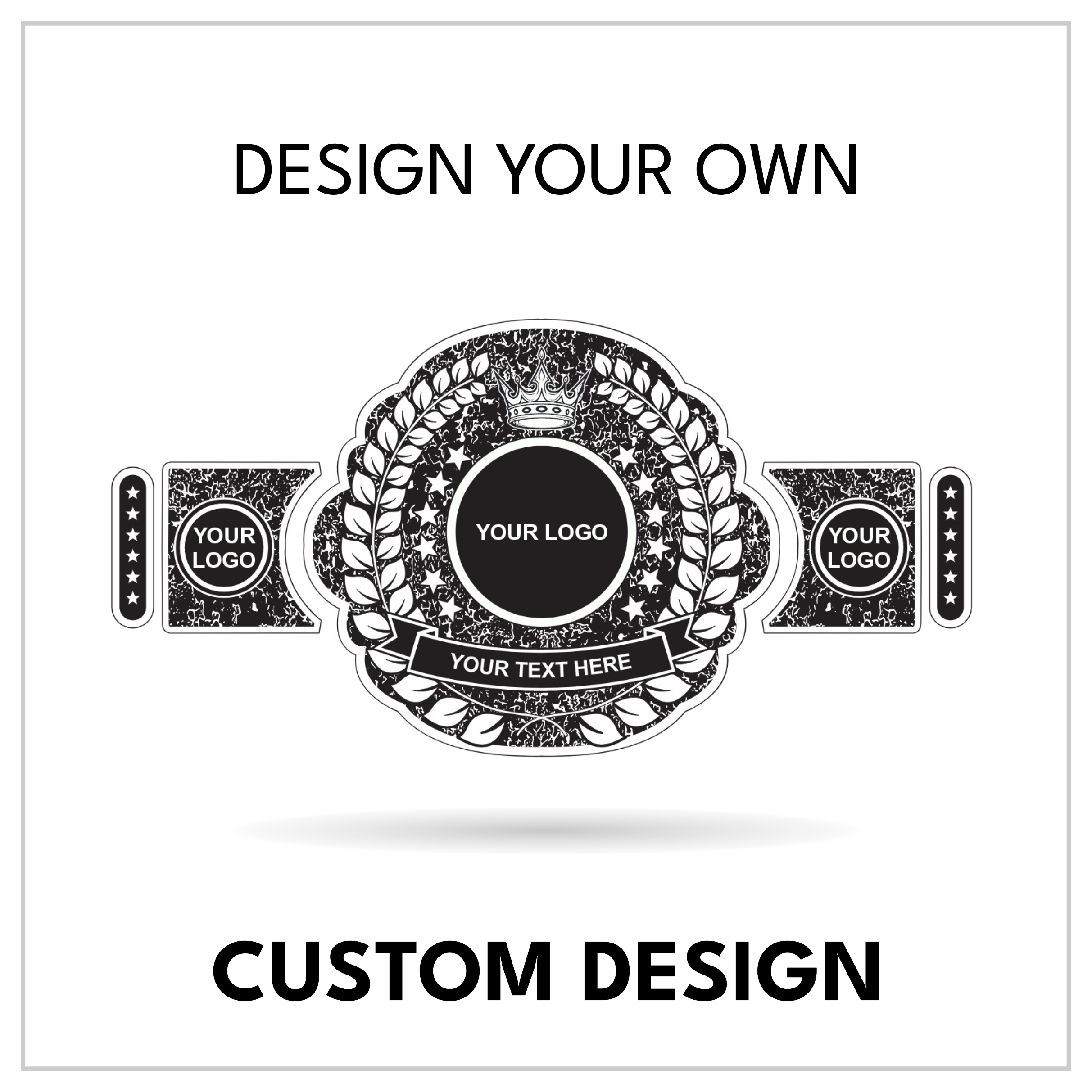 Fully Customizable Championship Title Belt