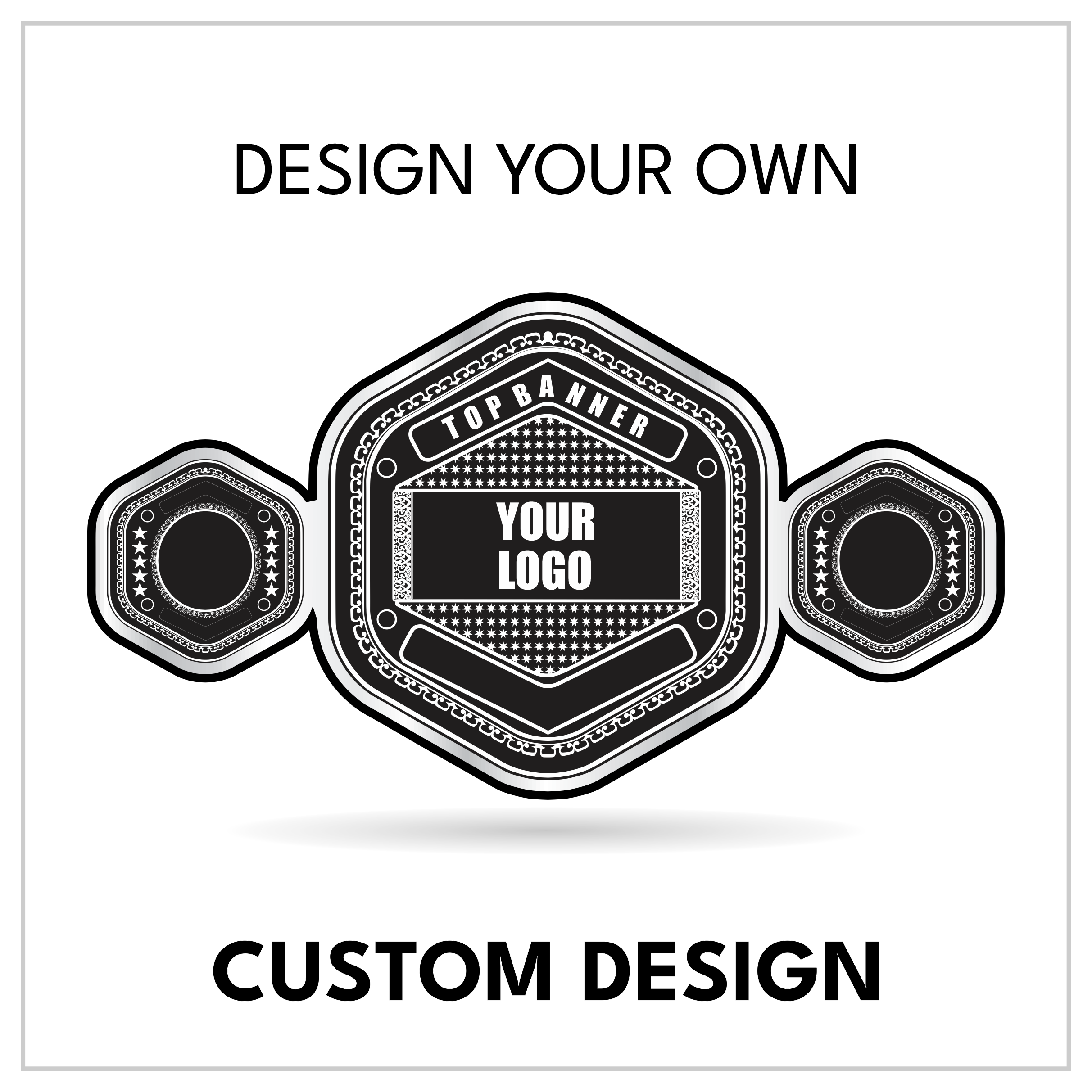 Fully Custom Championship Belt Add Your Logo Name & Colors