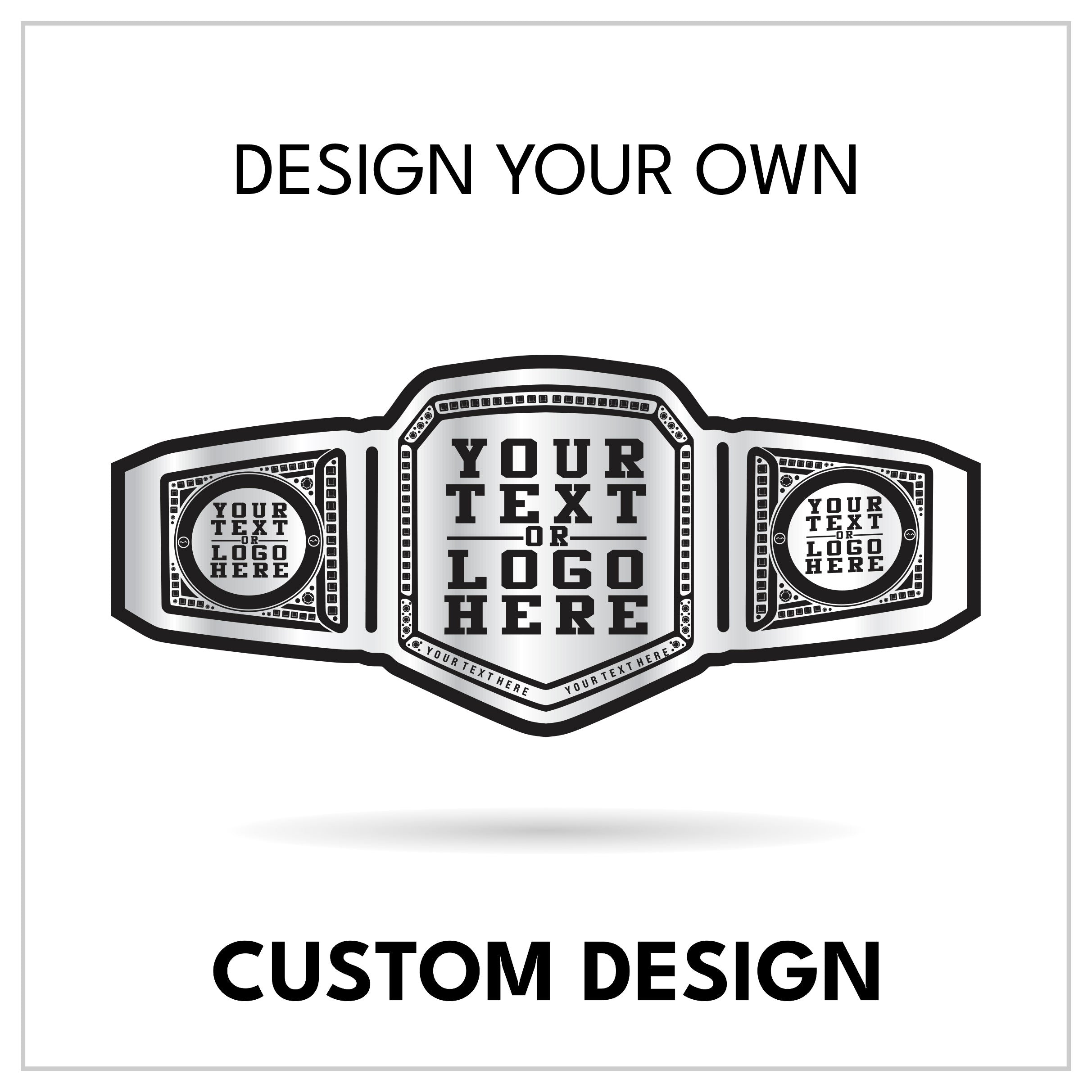 Custom Wrestling Championship Belt