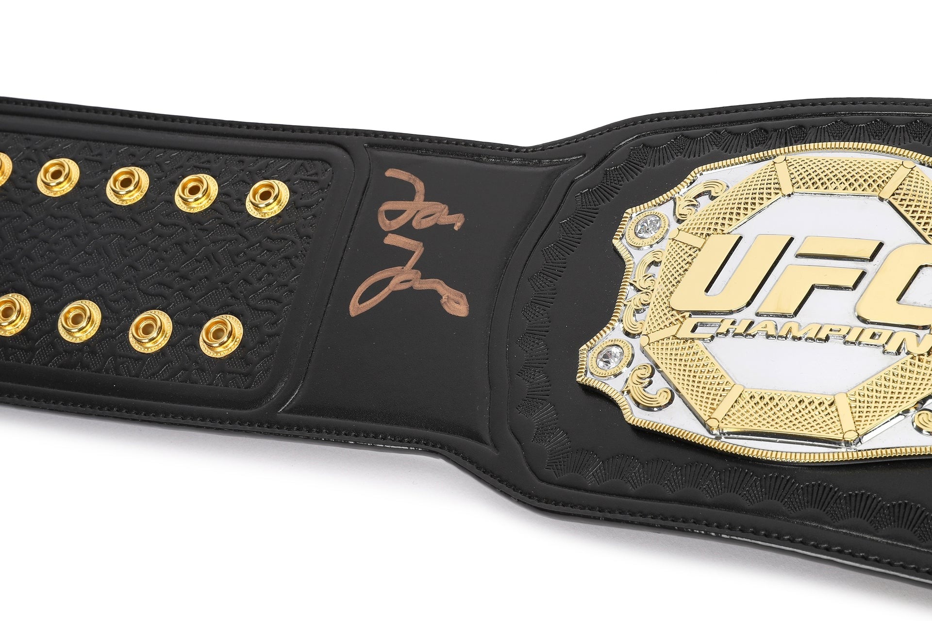 Jon Jones Signed UFC Classic Championship Replica Belt