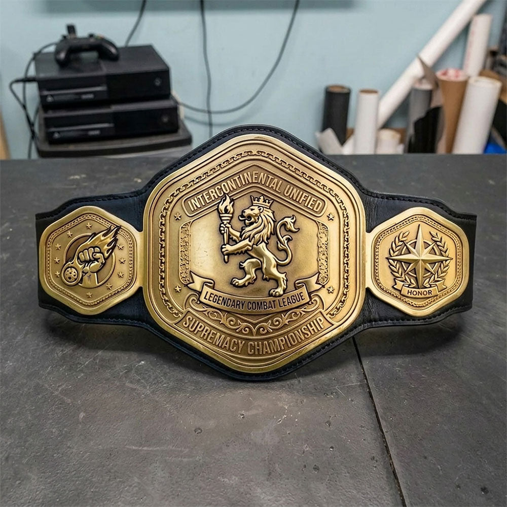 Fully Custom Championship Belt Add Your Logo Name & Colors