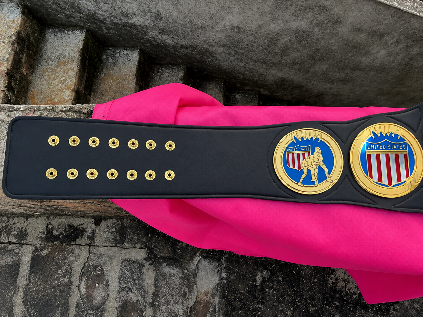 24K CNC United States Heavyweight Wrestling Championship Belt