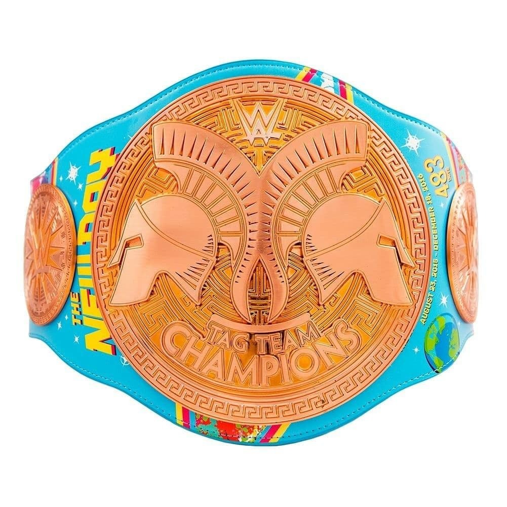 New Day Tag Team Championship Wrestling Title Belt