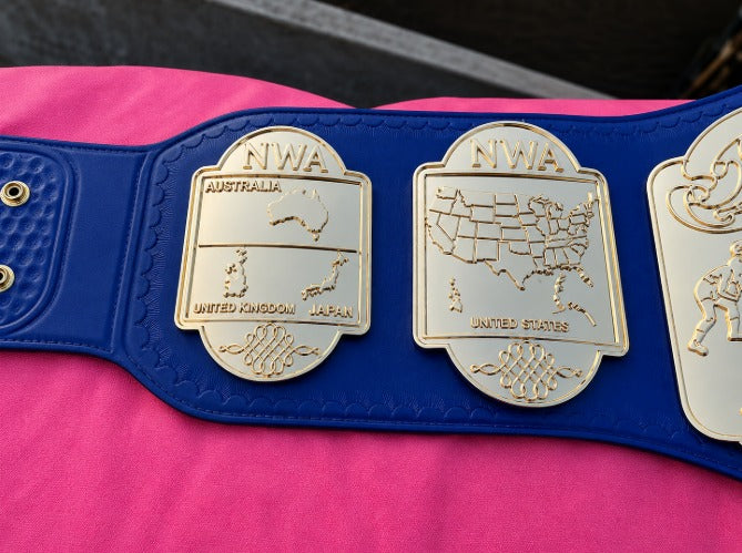 The 24K CNC NWA World Tag Team Heavyweight Premium CNC Championship Belt Replica