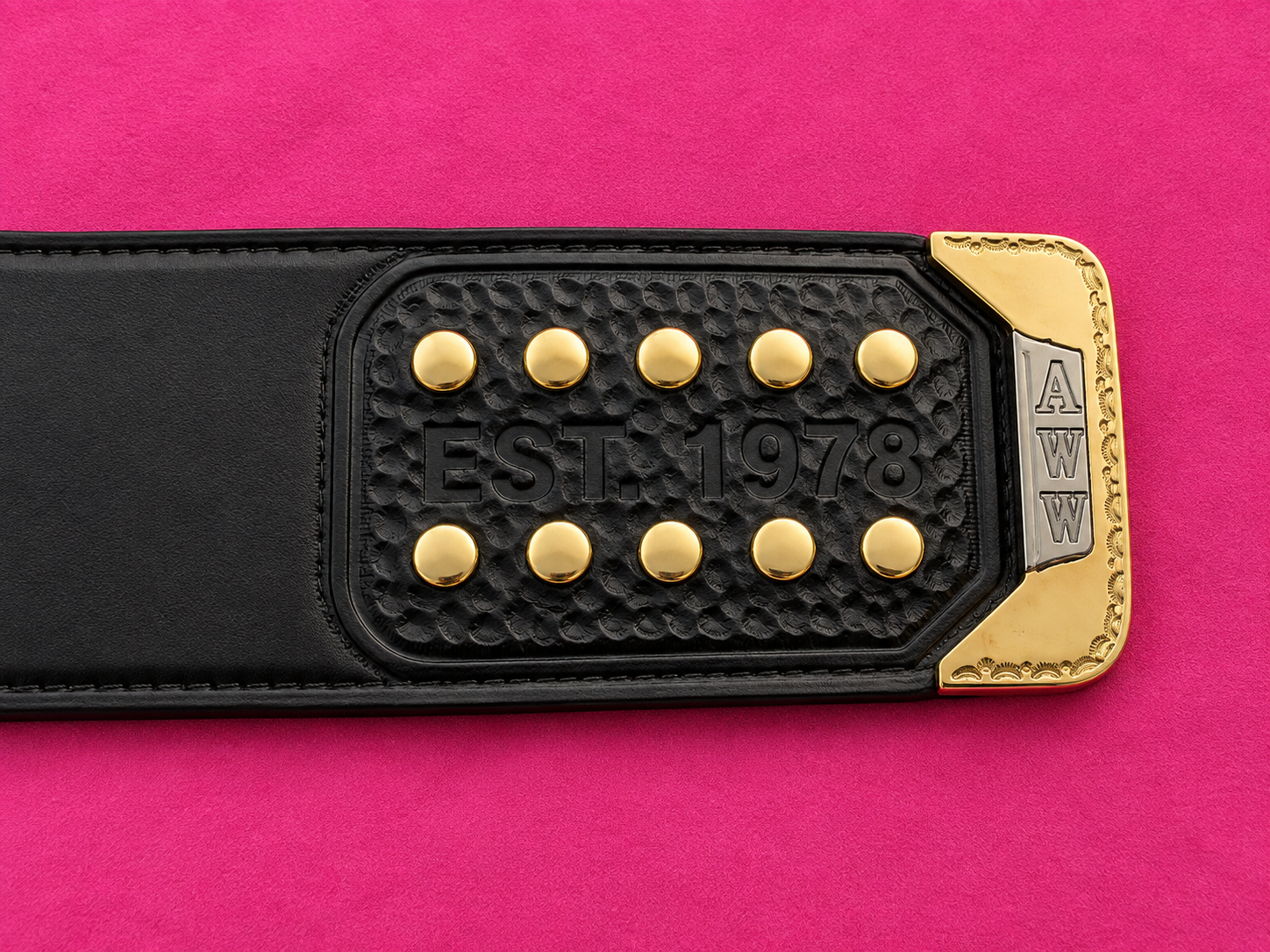 The 24K CNC AWO World Champion Premium CNC Championship Belt Replica Reg
