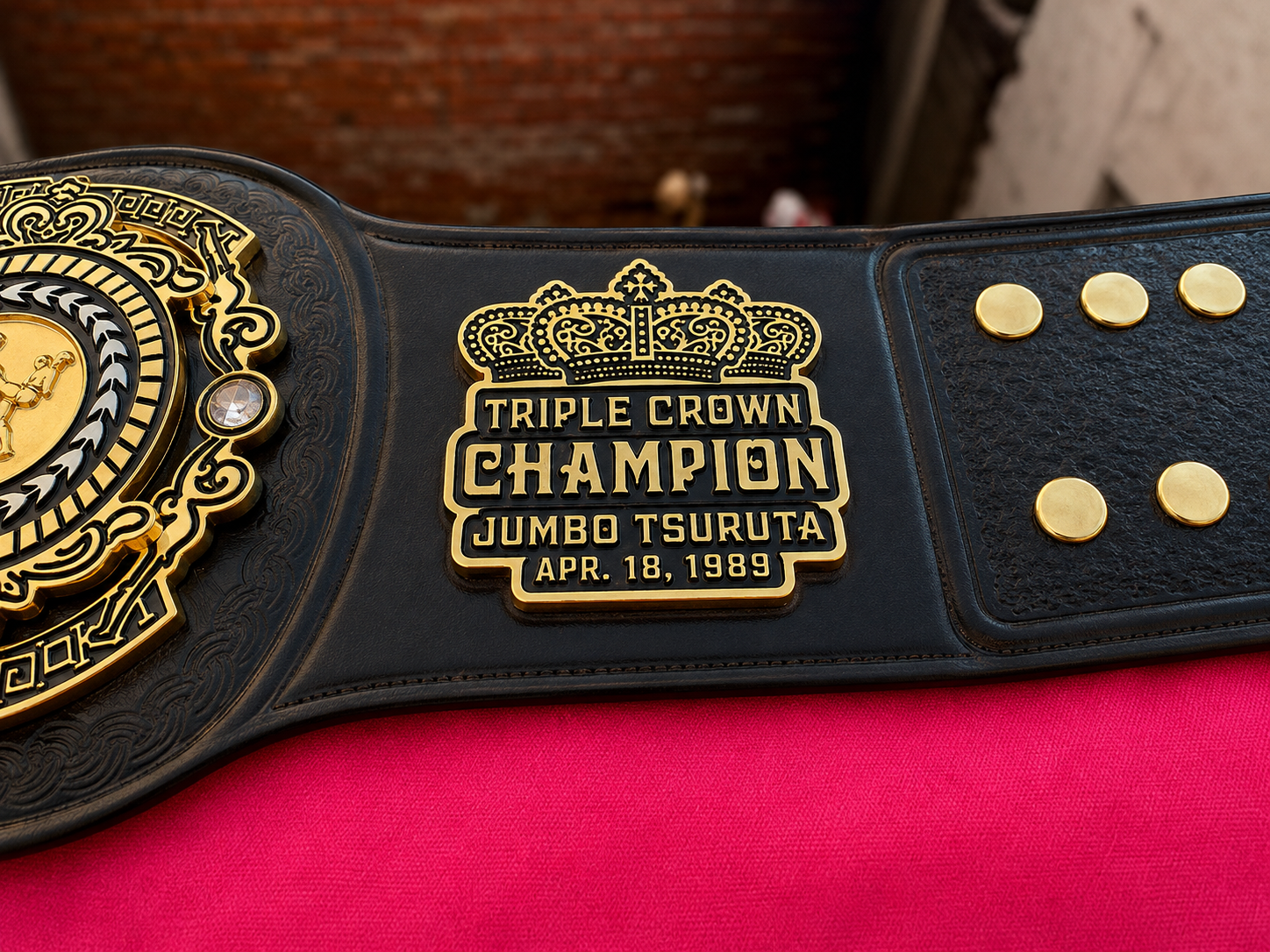 24K GOLD Tripple Crown World Heavyweight Premium CNC Championship Belt