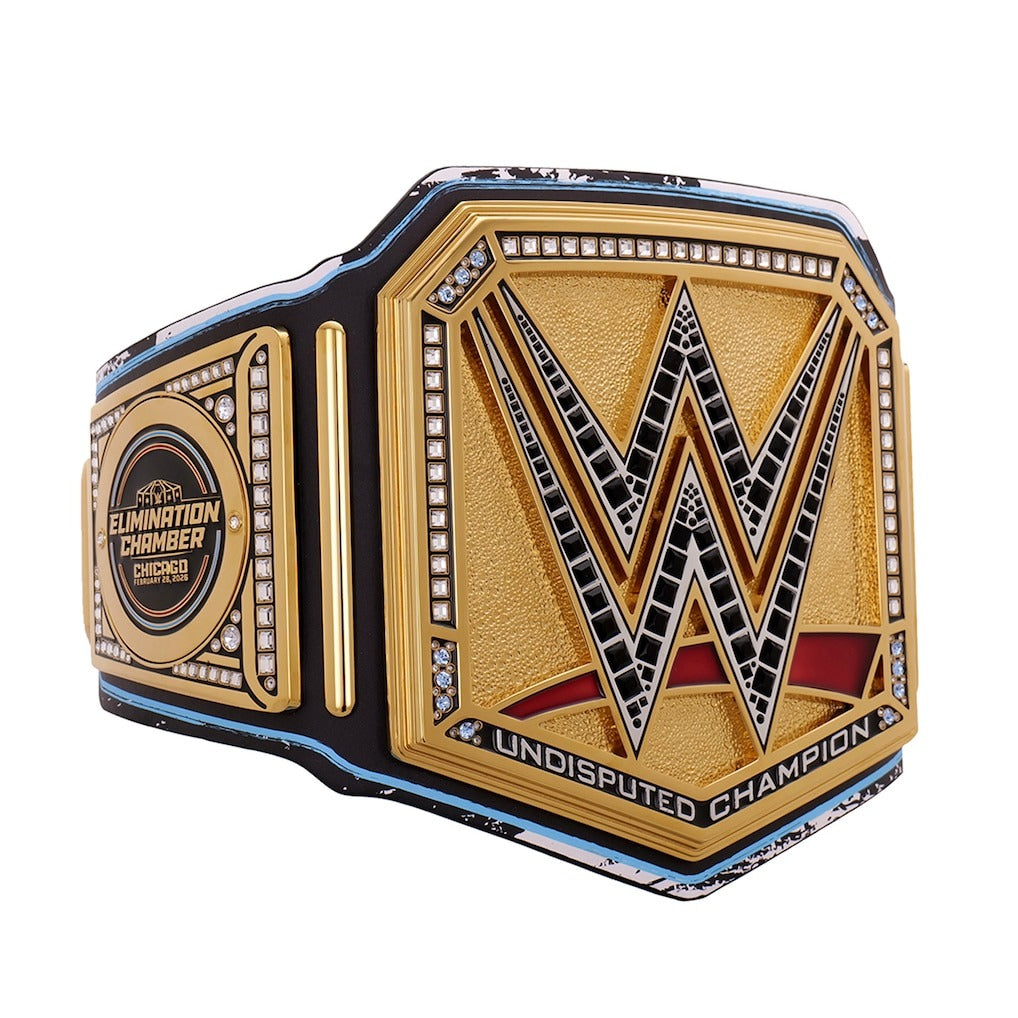 Elimination Chamber 2026 Chicago Championship Replica Title Belt