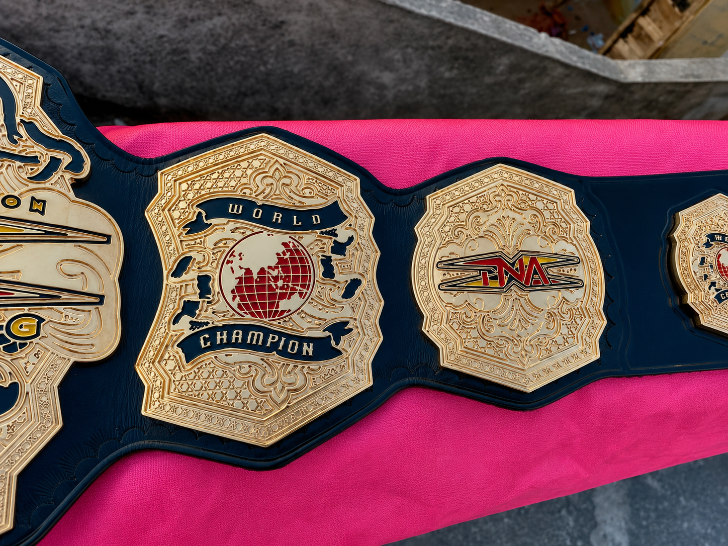The 24K GOLD TNA World Champion Premium CNC Championship Belt Replica