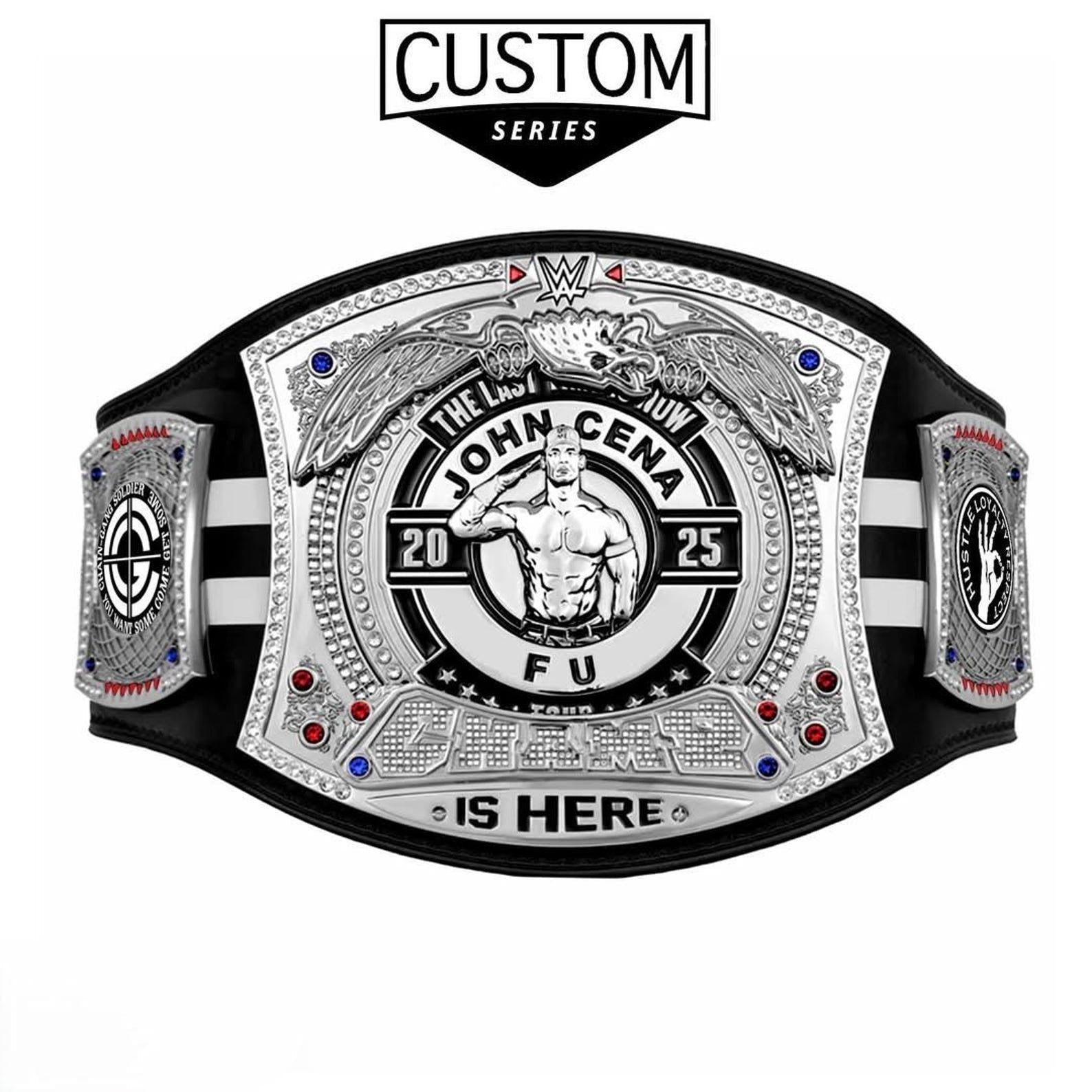 John Cena Custom Spinner Belt – Collector's Championship Belts Online