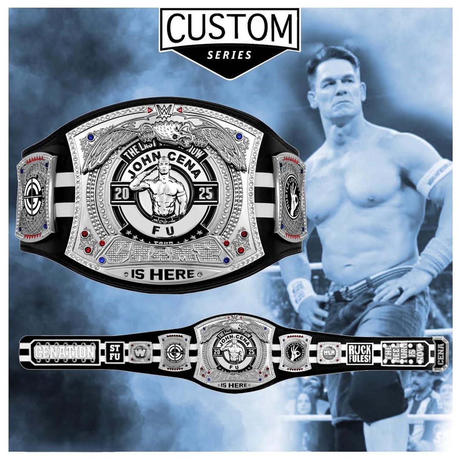 John Cena Custom Spinner Belt – Collector's Championship Belts Online