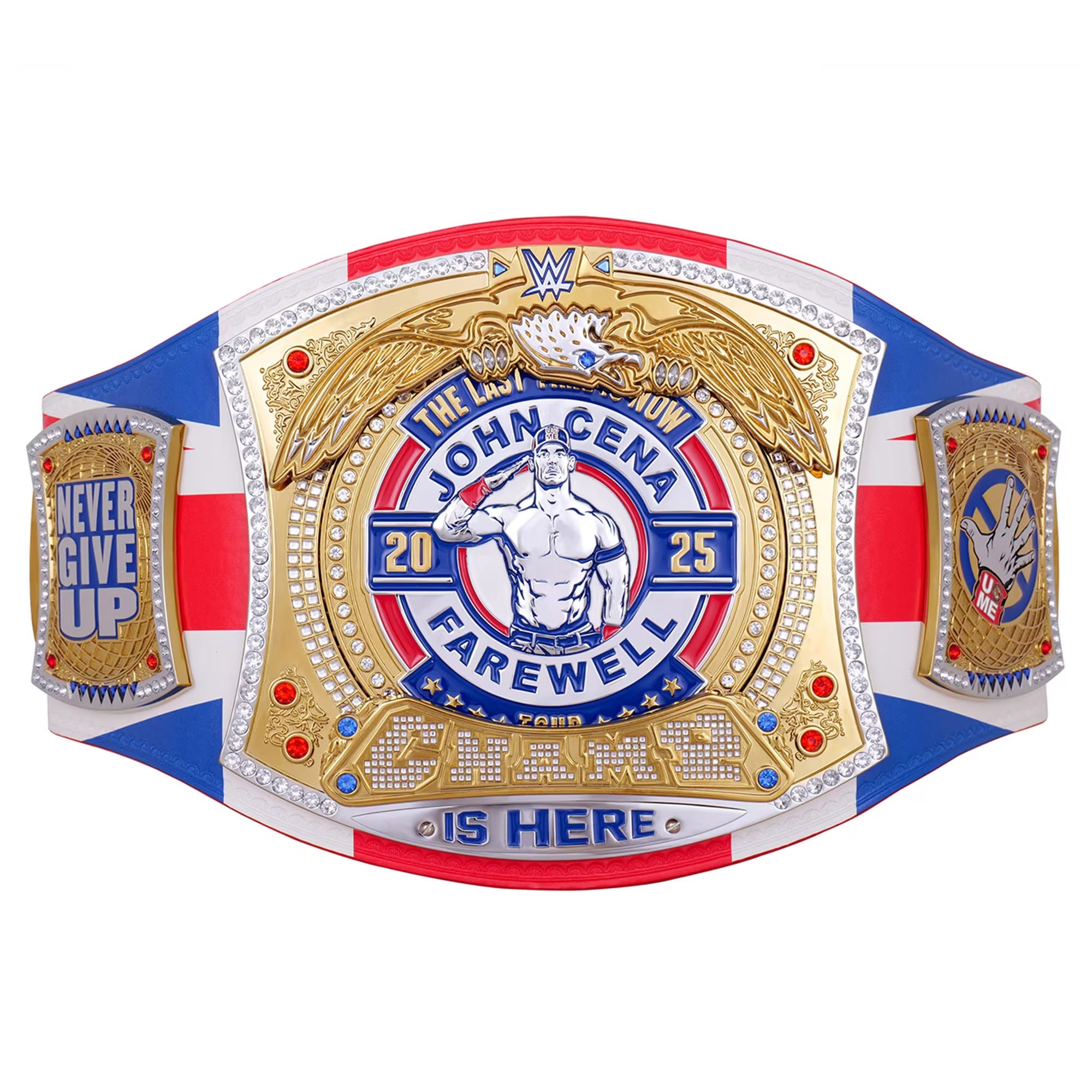 John Cena Farewell Tour 2025 London Spinner Championship Replica Title Belt