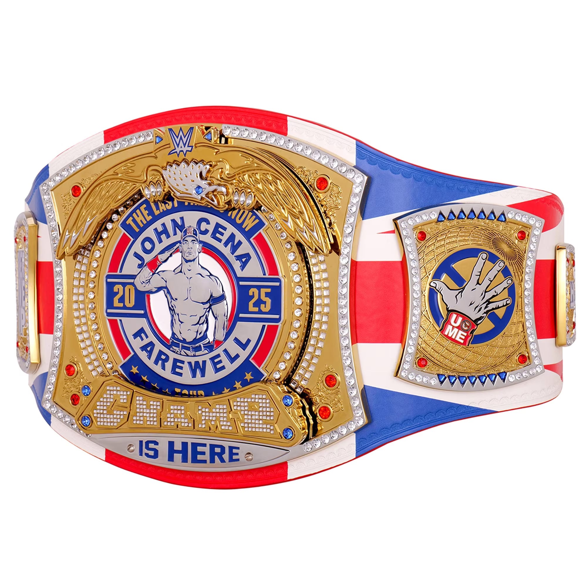 John Cena Farewell Tour 2025 London Spinner Championship Replica Title Belt
