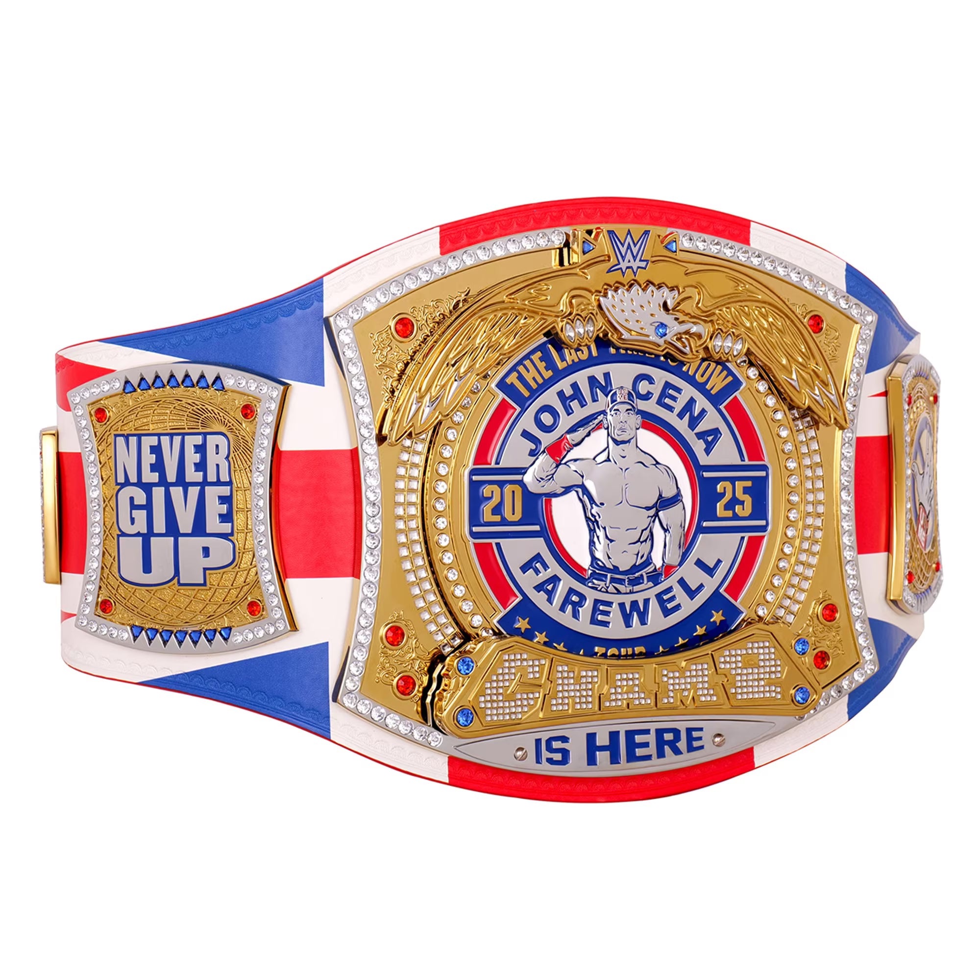 John Cena Farewell Tour 2025 London Spinner Championship Replica Title Belt