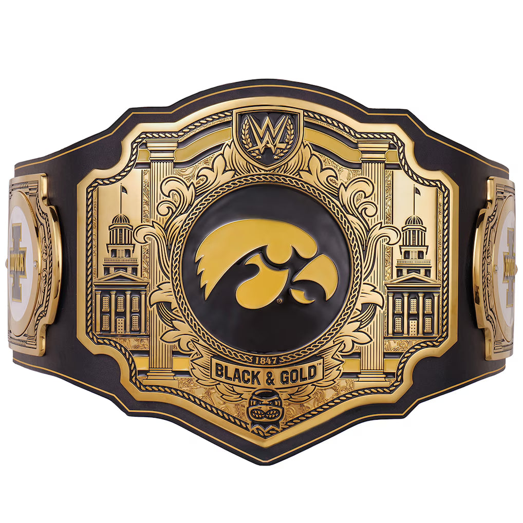 Iowa Hawkeyes WWE Legacy Title Belt