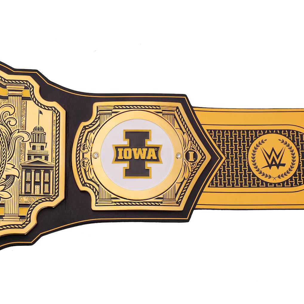 Iowa Hawkeyes WWE Legacy Title Belt