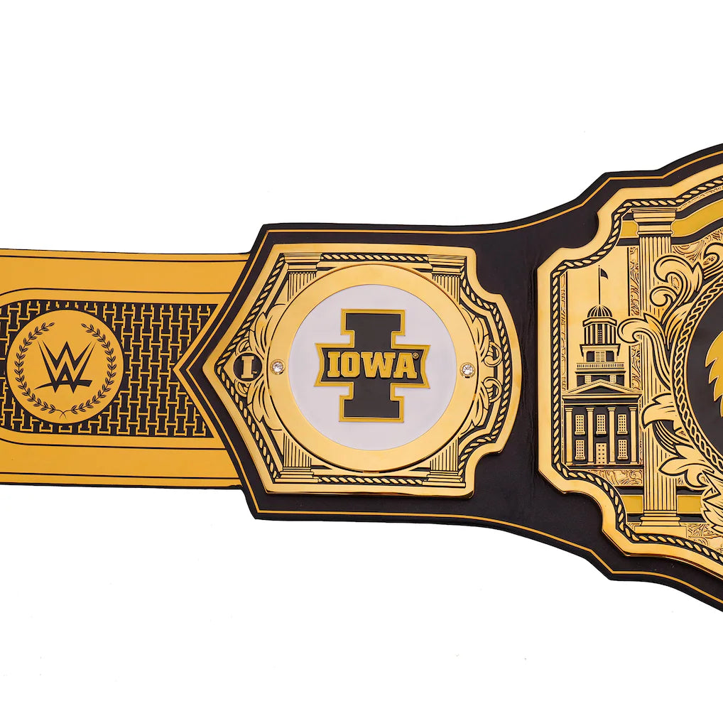 Iowa Hawkeyes WWE Legacy Title Belt