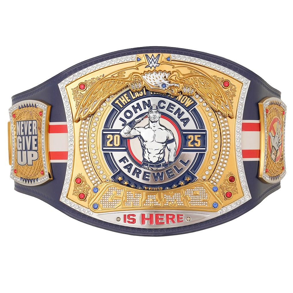 John Cena Farewell Tour 2025 Chicago Spinner Championship Replica Title Belt Championship Belts Online