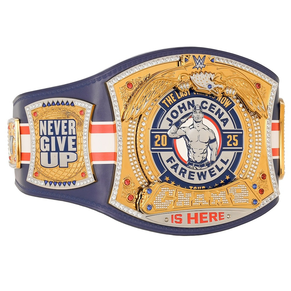 John Cena Farewell Tour 2025 Chicago Spinner Championship Replica Title Belt Championship Belts Online