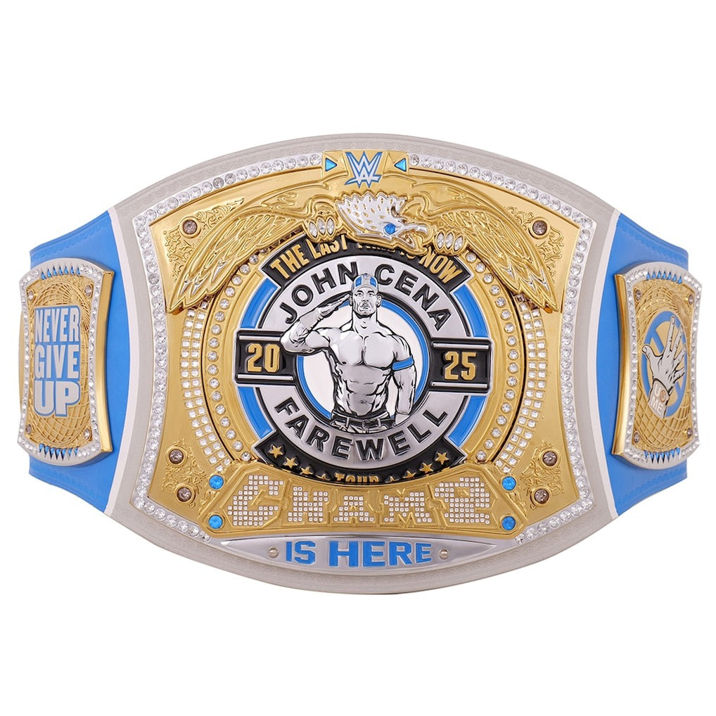 John Cena Farewell Tour 2025 Grand Rapids Spinner Championship Replica Title Belt (Copy) Championship Belts Online
