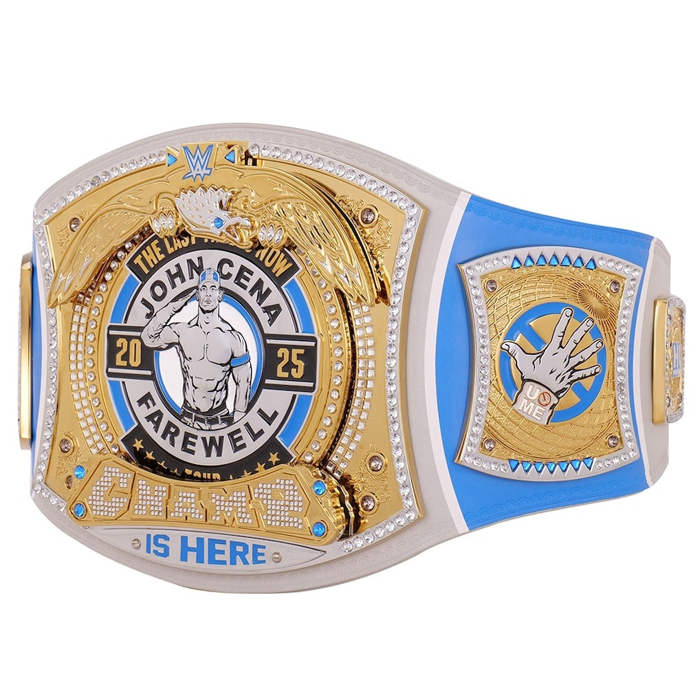 John Cena Farewell Tour 2025 Grand Rapids Spinner Championship Replica Title Belt (Copy) Championship Belts Online