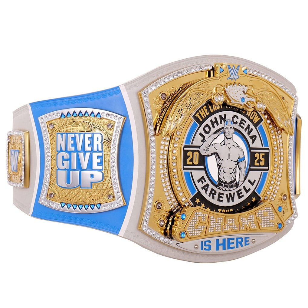 John Cena Farewell Tour 2025 Grand Rapids Spinner Championship Replica Title Belt (Copy) Championship Belts Online