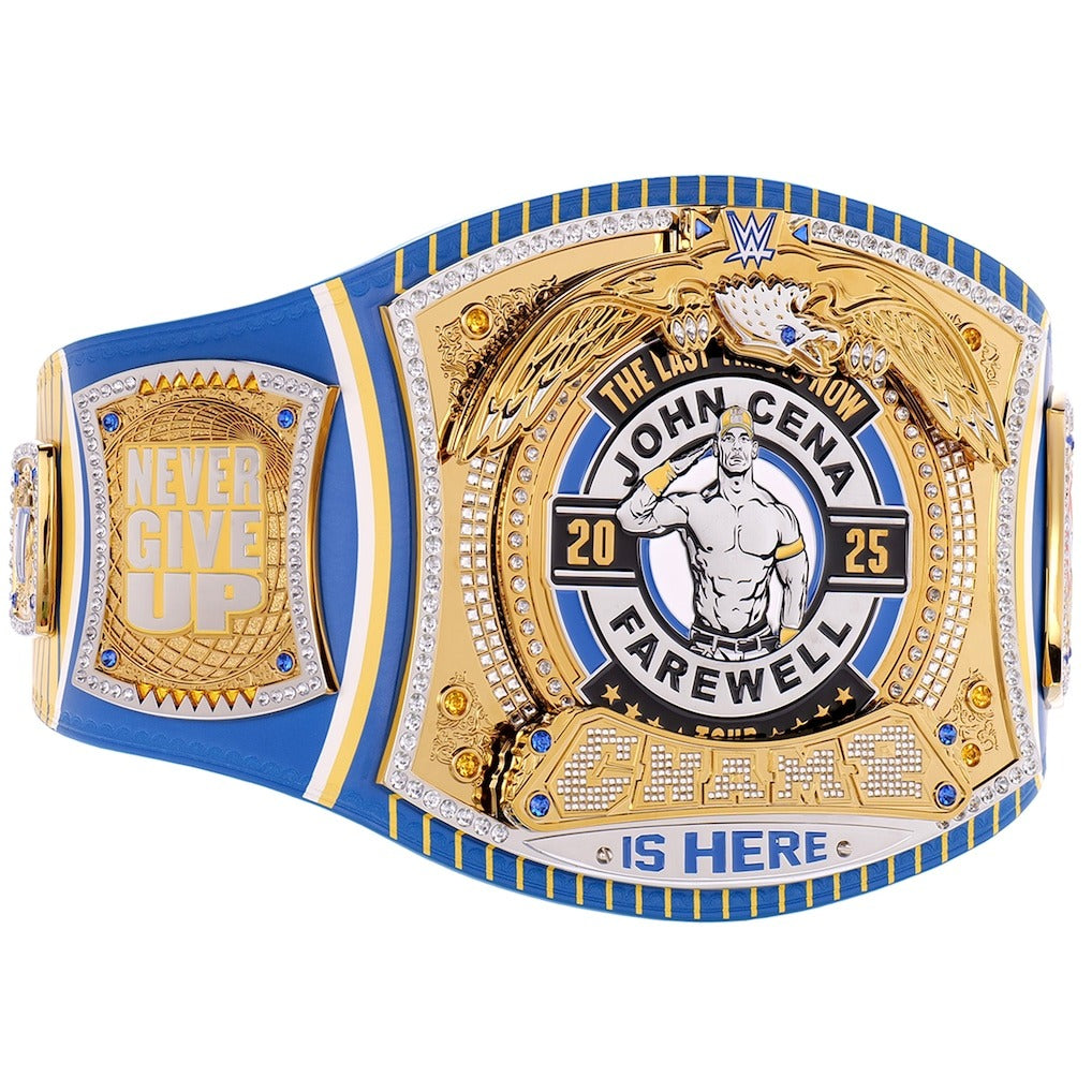 John Cena Farewell Tour 2025 Indianapolis Spinner Championship Replica Title Belt Championship Belts Online