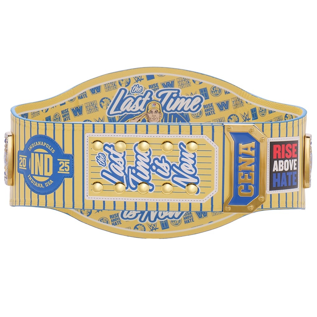John Cena Farewell Tour 2025 Indianapolis Spinner Championship Replica Title Belt Championship Belts Online