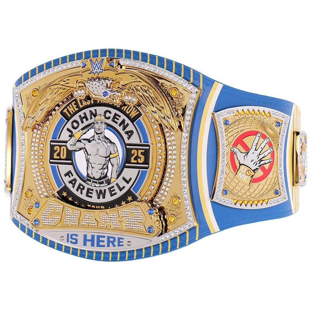 John Cena Farewell Tour 2025 Indianapolis Spinner Championship Replica Title Belt Championship Belts Online