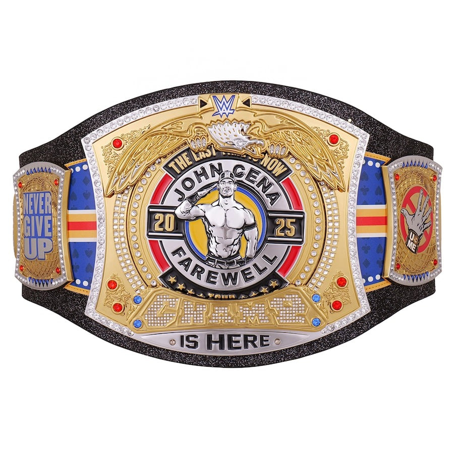 John Cena Farewell Tour 2025 Las Vegas Spinner Championship Replica Title Belt Championship Belts Online