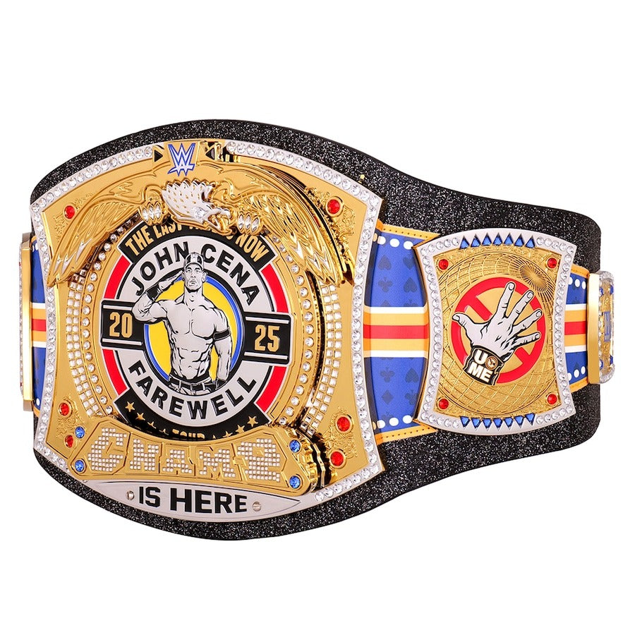 John Cena Farewell Tour 2025 Las Vegas Spinner Championship Replica Title Belt Championship Belts Online