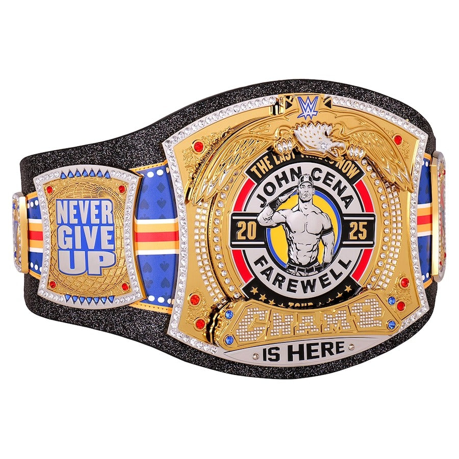 John Cena Farewell Tour 2025 Las Vegas Spinner Championship Replica Title Belt Championship Belts Online
