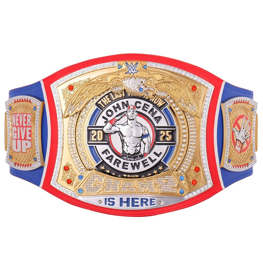 John Cena Farewell Tour 2025 Montreal Spinner Championship Replica Title Belt Championship Belts Online