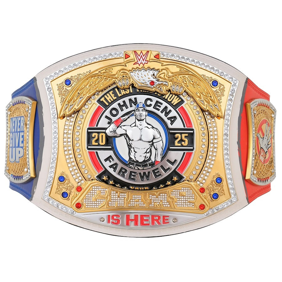 John Cena Farewell Tour 2025 Montreal Spinner Championship Replica Title Belt Championship Belts Online