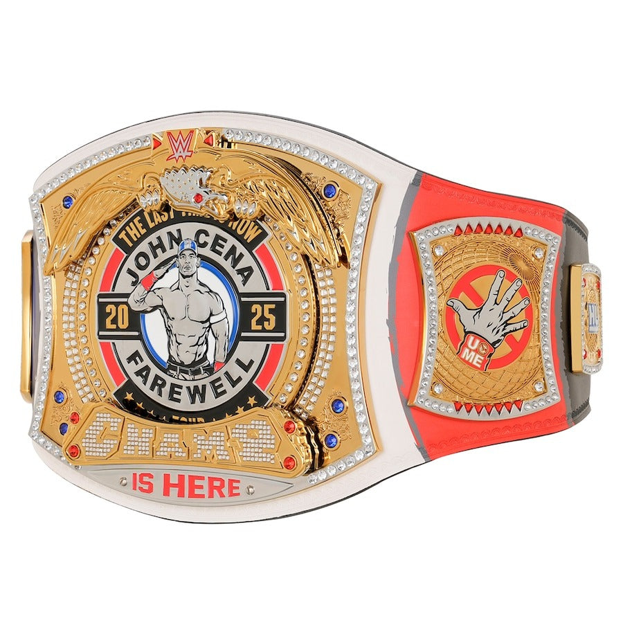 John Cena Farewell Tour 2025 Montreal Spinner Championship Replica Title Belt Championship Belts Online