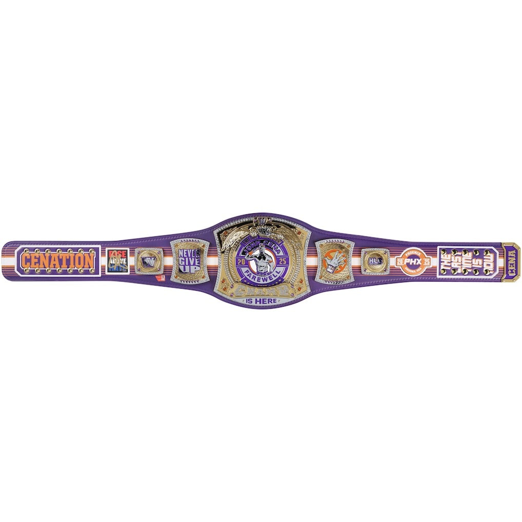John Cena WWE Autographed Farewell Tour 2025 Phoenix Replica Title Belt - Limited Edition of 25 Championship Belts Online