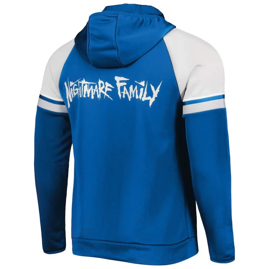 Men's Blue Cody Rhodes Nightmare Hoodie Championship Belts Online