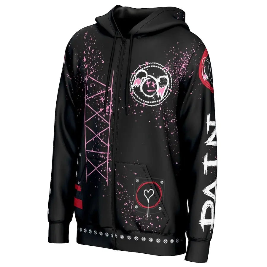 Men's Prosphere Black Alexa Bliss Hoodie Championship Belts Online