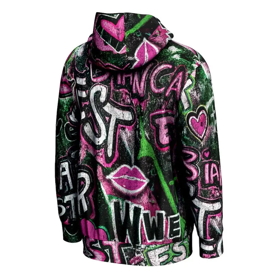 Men's Prosphere Black Bianca Belair Hoodie Championship Belts Online