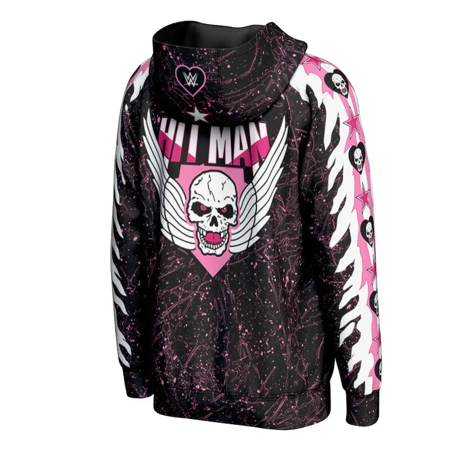 Men's Prosphere Black Bret Hart Hoodie Championship Belts Online