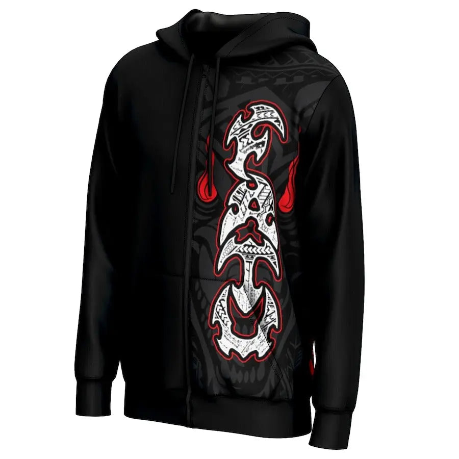Men's Prosphere Black Jacob Fatu Hoodie Championship Belts Online