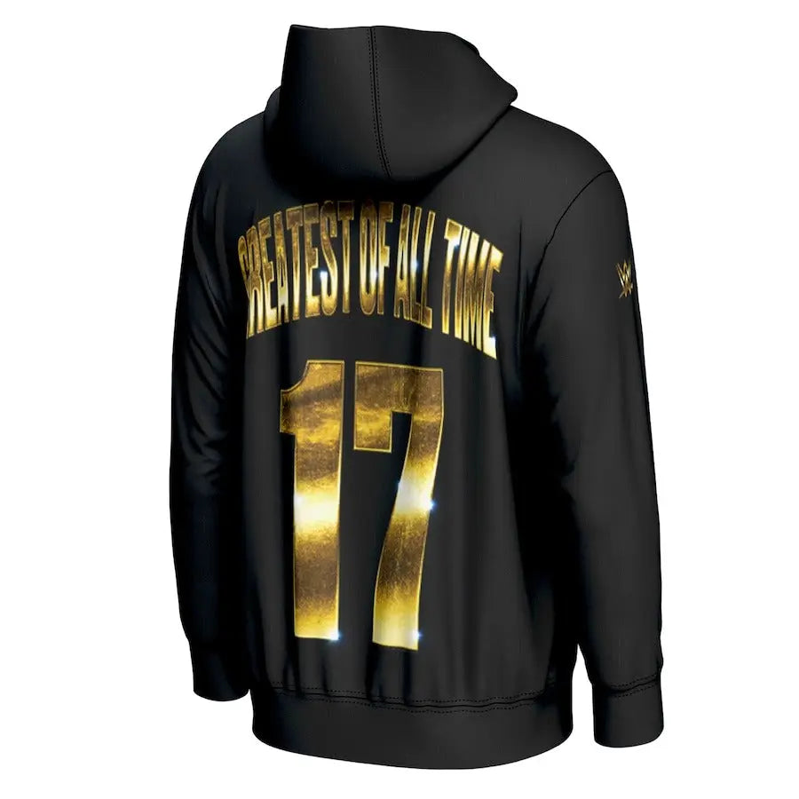 Men's Prosphere Black John Cena GOAT Hoodie Championship Belts Online