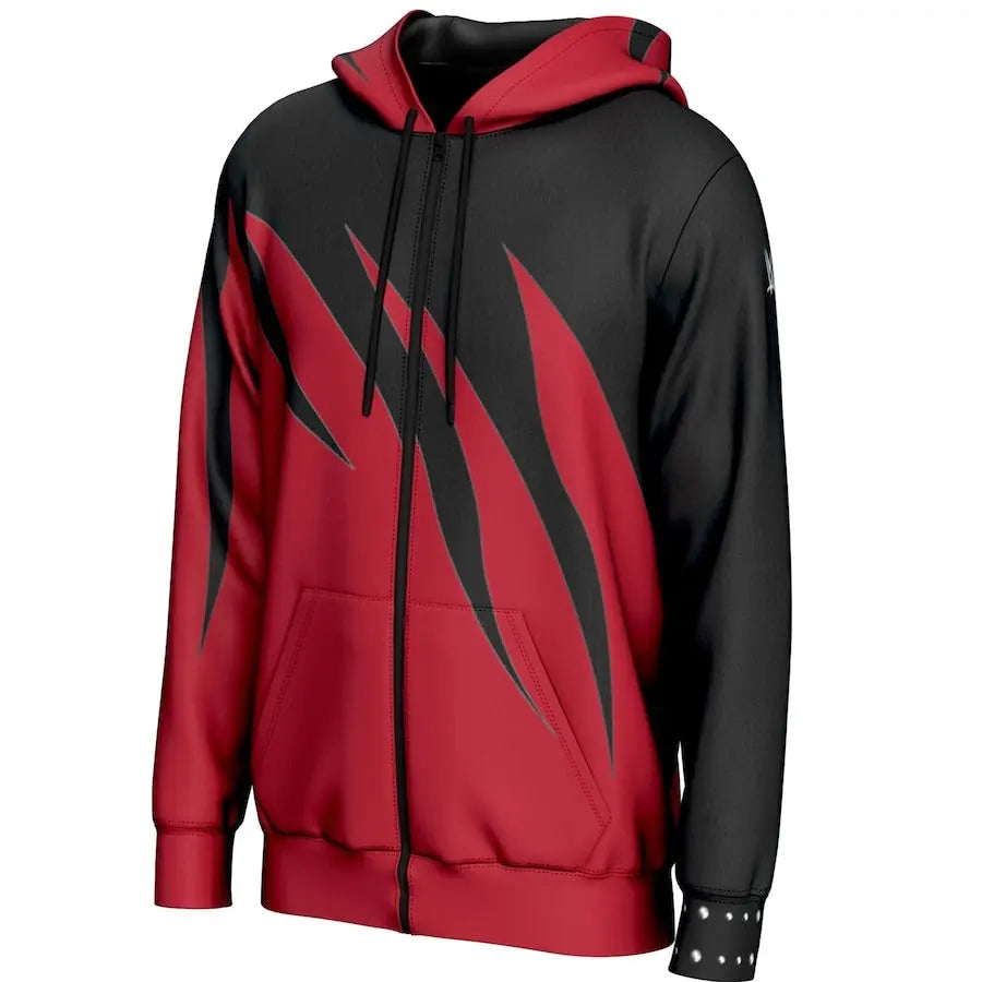 Men's Prosphere Black Kane Flames Hoodie Championship Belts Online