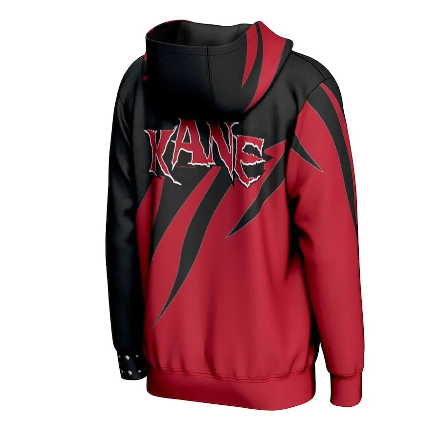 Men's Prosphere Black Kane Flames Hoodie Championship Belts Online