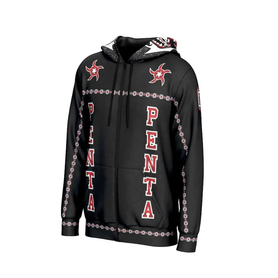 Men's Prosphere Black Penta Mask Hoodie Championship Belts Online