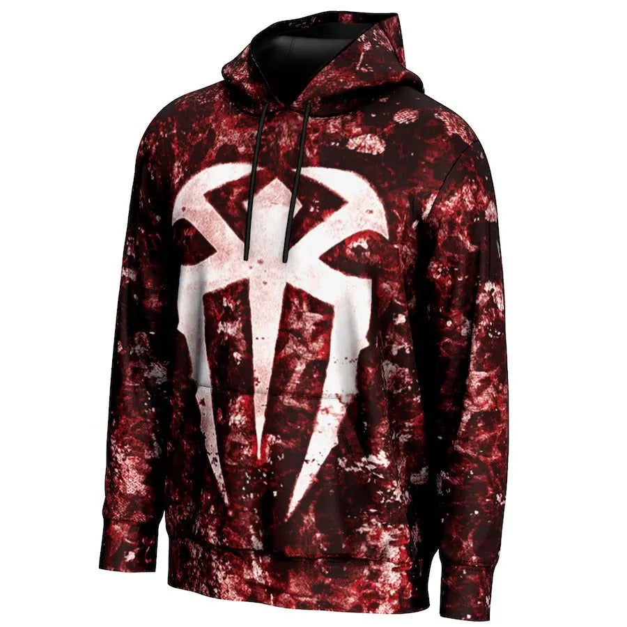 Men's Prosphere Black Roman Reigns Hoodie Championship Belts Online