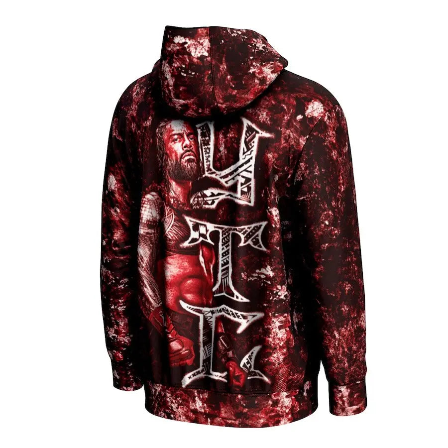 Men's Prosphere Black Roman Reigns Hoodie Championship Belts Online