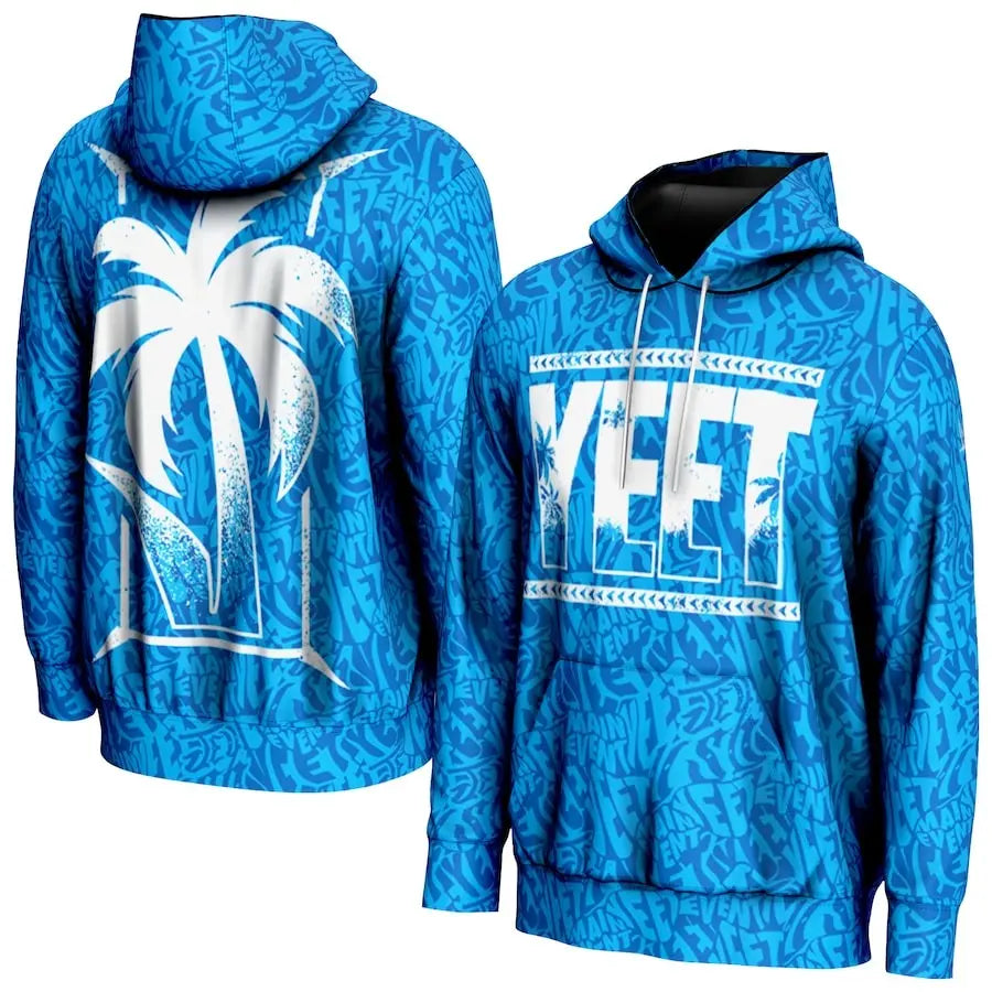 Men's Prosphere Blue Jey Uso “Yeet” Hoodie Championship Belts Online