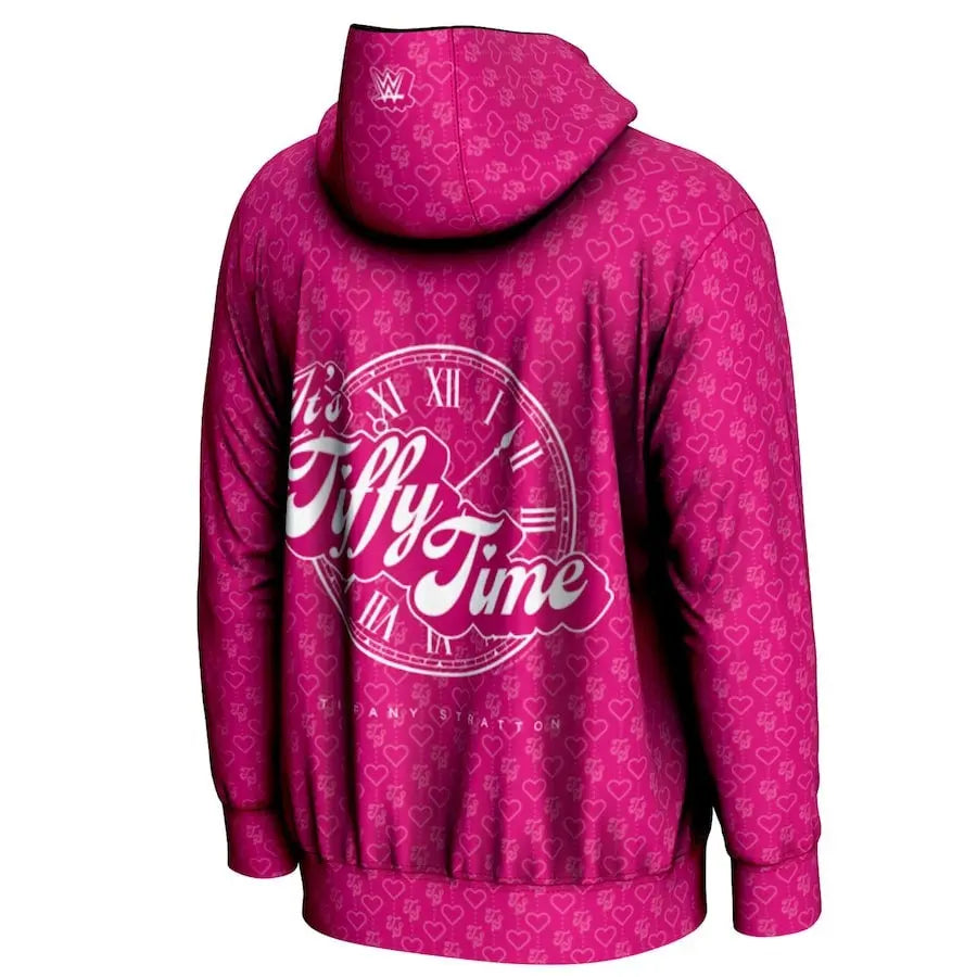 Men's Prosphere Pink Tiffany Stratton Hoodie Championship Belts Online
