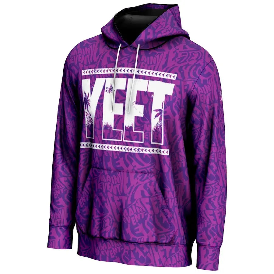 Men's Prosphere Purple Jey Uso “Yeet” Hoodie Championship Belts Online