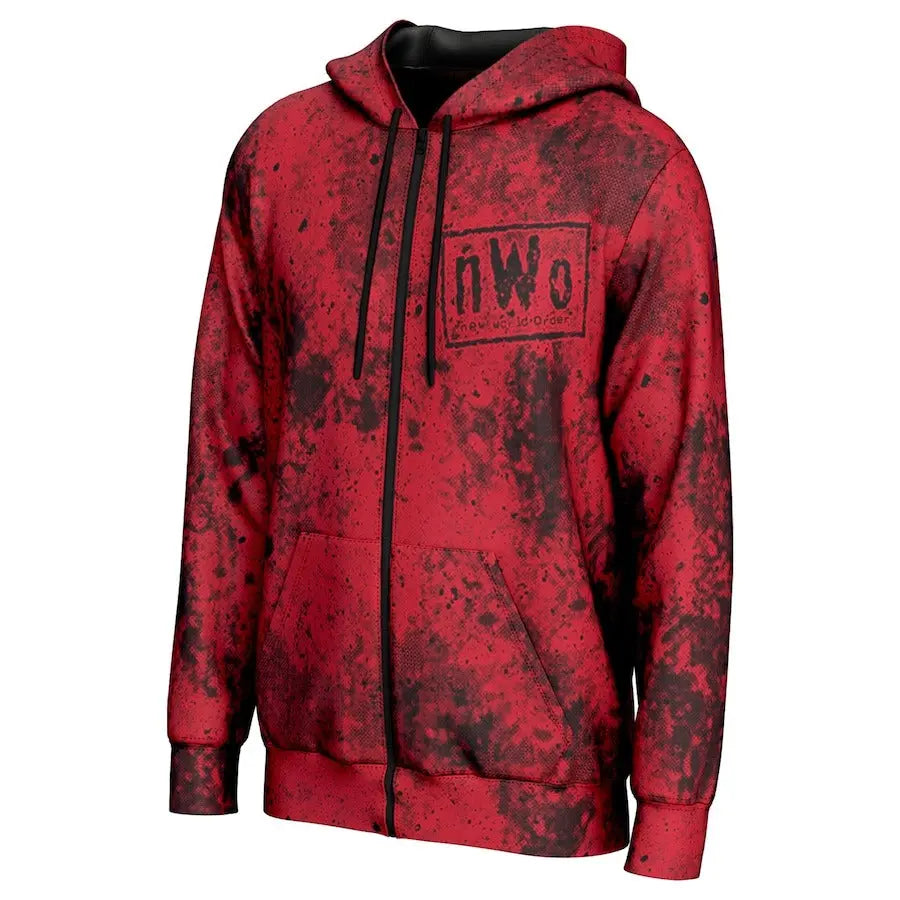 Men's Prosphere Red nWo Wolfpac Faction Hoodie Championship Belts Online
